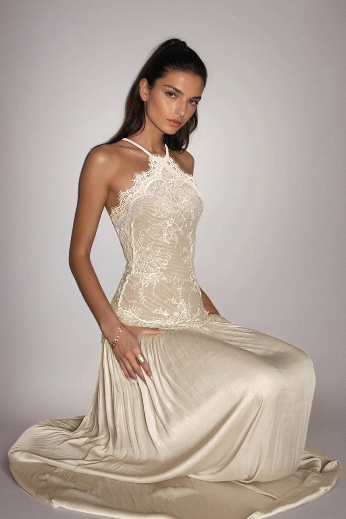 Vestido Celeste