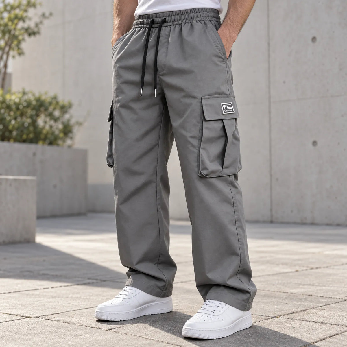 Pantalón Cargo Luca - Gris