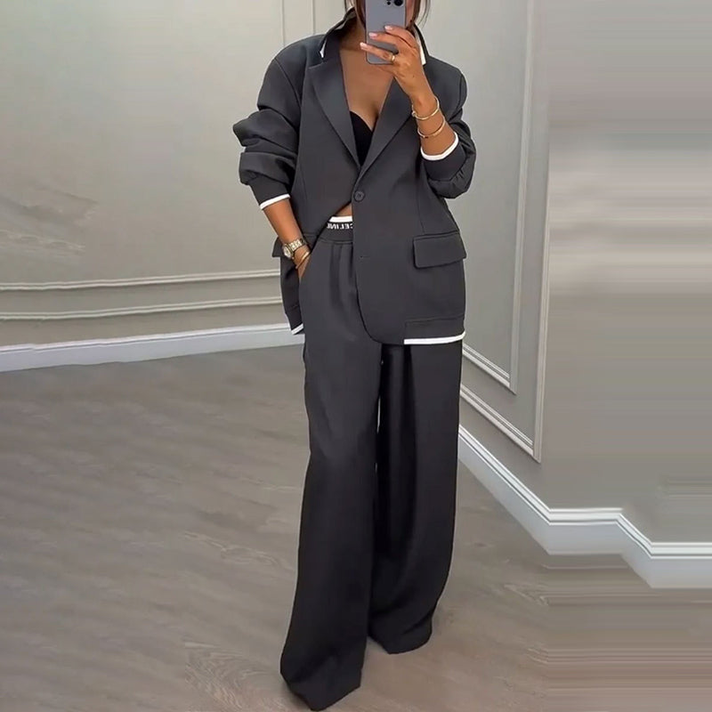 Conjunto Chiara - Gris Oscuro