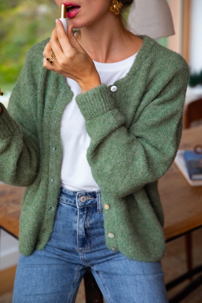 Cárdigan Olivia – Verde Oliva