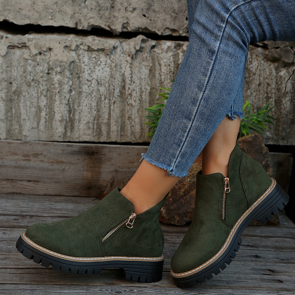 Botines Paola - Verde