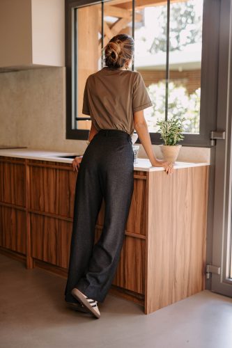 Pantalón Alba – Gris Oscuro