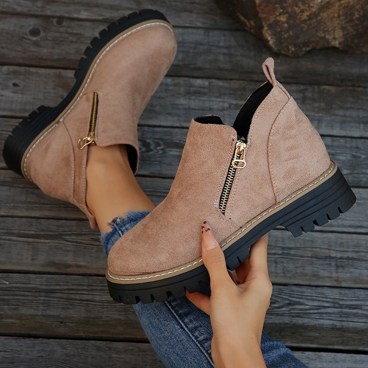 Botines Paola - Rosa
